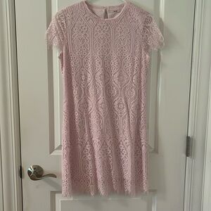 Francesca’s lace pink dress